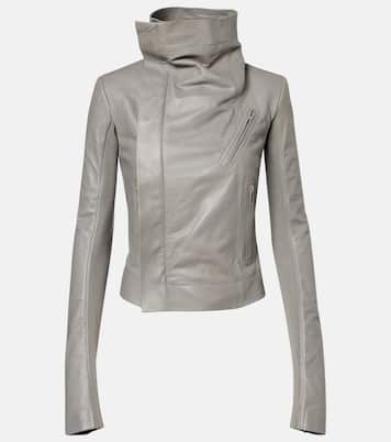 Leather biker jacket | Rick Owens