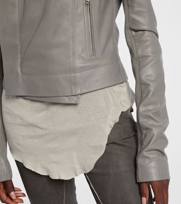 Leather biker jacket | Rick Owens