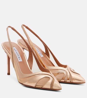 Lune 85 slingback pumps | Aquazzura