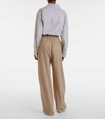 Pantaloni Salvo in lana vergine a gamba larga | Sportmax