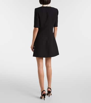 Crepe Couture 보우 디테일 미니드레스  | Valentino