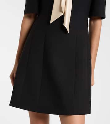 Crepe Couture 보우 디테일 미니드레스  | Valentino