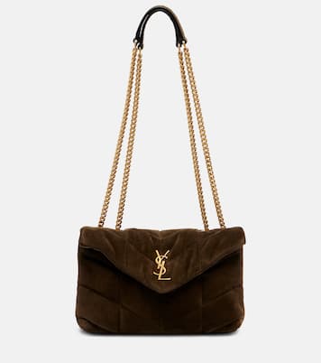 Puffer Toy suede shoulder bag | Saint Laurent