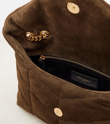 Puffer Toy suede shoulder bag | Saint Laurent