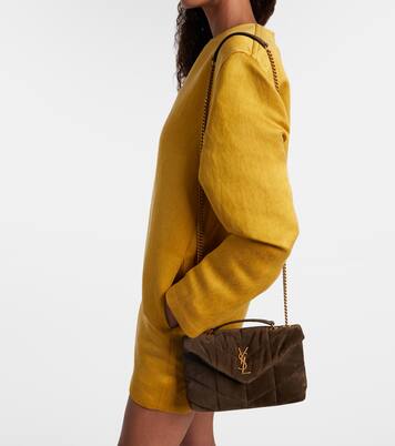 Puffer Toy suede shoulder bag | Saint Laurent