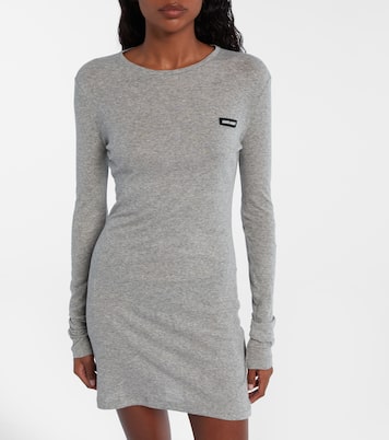 Minikleid aus Baumwoll-Jersey | Miu Miu