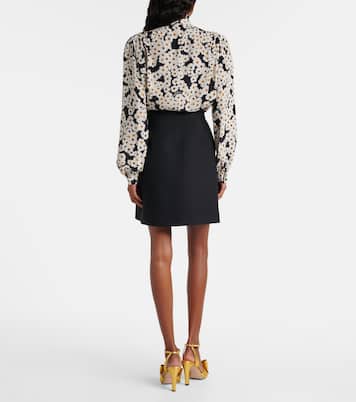 Minirock VGold aus Crepe Couture | Valentino