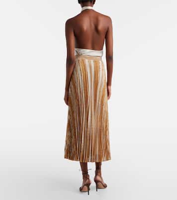 Plissé printed midi skirt | Missoni