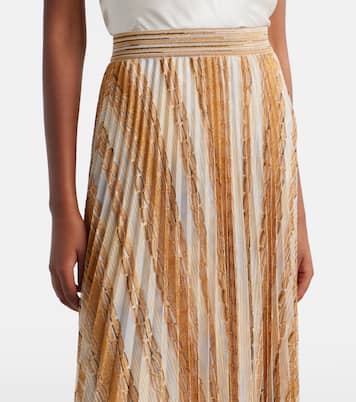 Plissé printed midi skirt | Missoni