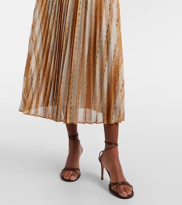 Plissé printed midi skirt | Missoni