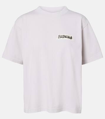 Logo cotton jersey T-shirt  | Balenciaga