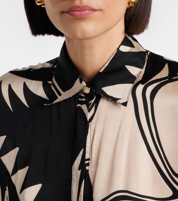 Bedruckte Bluse Eileen | Poupette St Barth