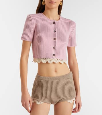 Short en cachemire et crochet | Magda Butrym