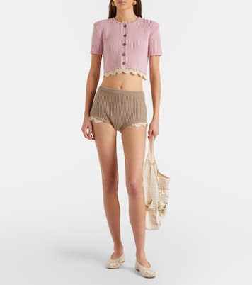 Short en cachemire et crochet | Magda Butrym