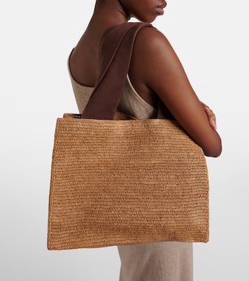 Loretta raffia tote bag | The Row