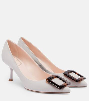 Viv' in The City suede pumps | Roger Vivier