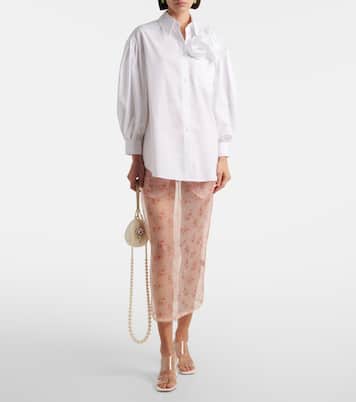 Bedruckter Midirock | Simone Rocha