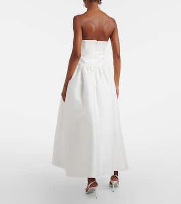 Taffeta bustier dress | Self-Portrait