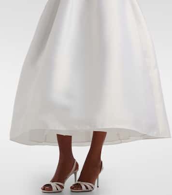 Taffeta bustier dress | Self-Portrait