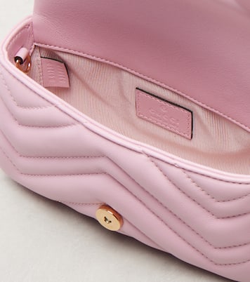 GG Marmont Mini leather shoulder bag | Gucci