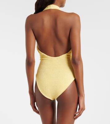 Adriana beaded swimsuit | Hunza G