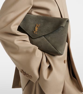 Cassandre Large leather pouch  | Saint Laurent