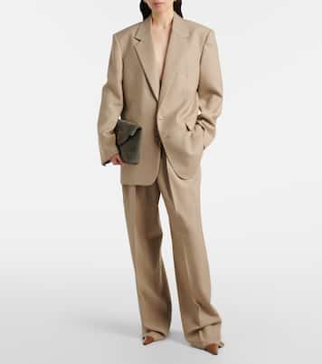 Cassandre Large leather pouch  | Saint Laurent