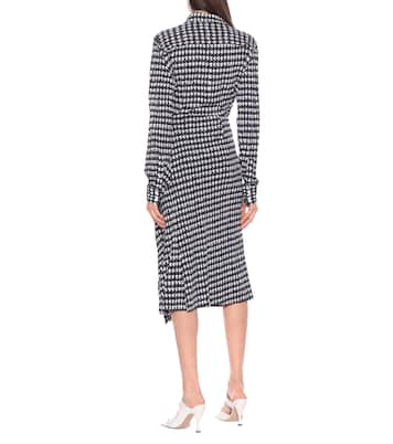 Gonna midi in pied de poule | Victoria Beckham