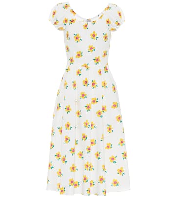Abito midi Mariette a stampa in cotone | Caroline Constas