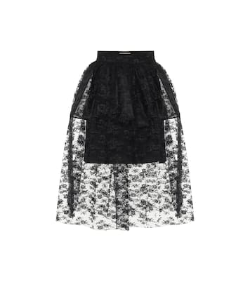 Falda midi de encaje | Christopher Kane