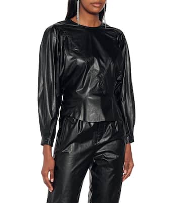 Top Dobson aus Lederimitat | Isabel Marant