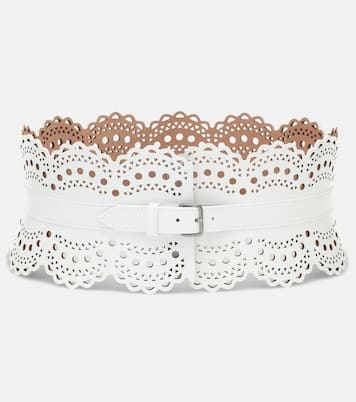 Leather corset belt | Alaïa