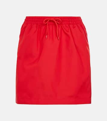High-rise drawstring miniskirt | Wardrobe.NYC