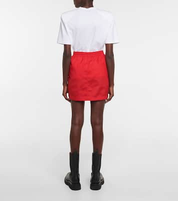 High-rise drawstring miniskirt | Wardrobe.NYC