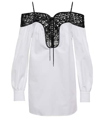 Bluse Augustin mit Spitze | Gabriela Hearst