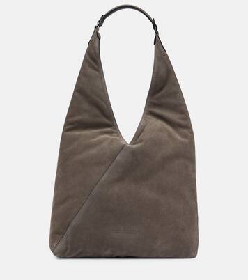 Borsa a spalla in suede | Brunello Cucinelli