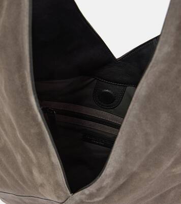 Borsa a spalla in suede | Brunello Cucinelli