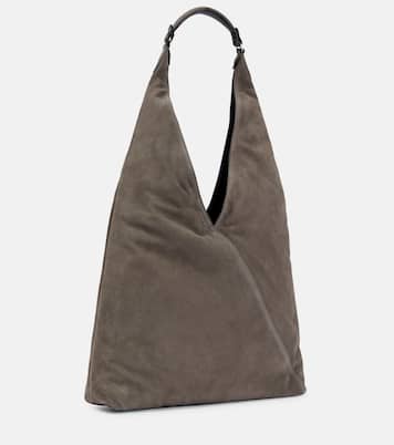 Borsa a spalla in suede | Brunello Cucinelli