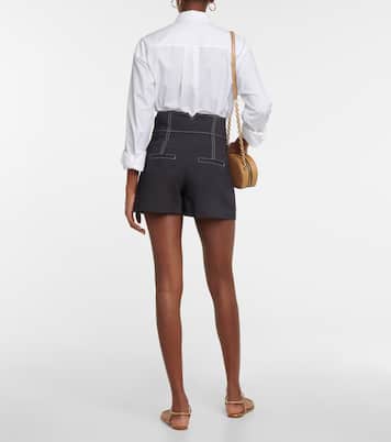 Alicia high-rise shorts | Veronica Beard