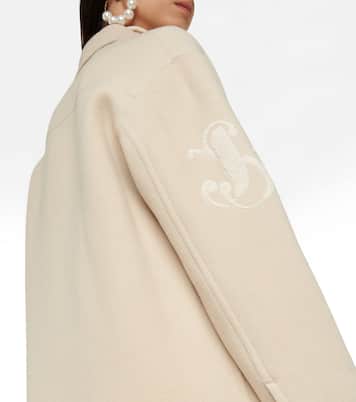 Monogram virgin wool jacket | Jil Sander