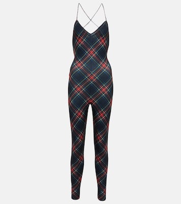 Fara tartan jumpsuit | Norma Kamali