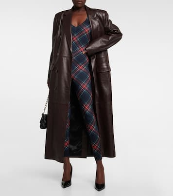 Fara tartan jumpsuit | Norma Kamali