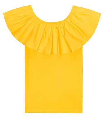 Top Reca in cotone con ruches | Molo