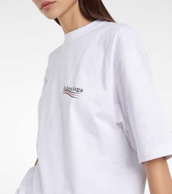 T-shirt Political Campaign in cotone | Balenciaga