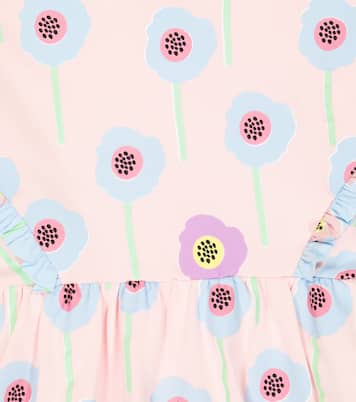 Bedrucktes Kleid aus Baumwoll-Jersey | Stella McCartney Kids