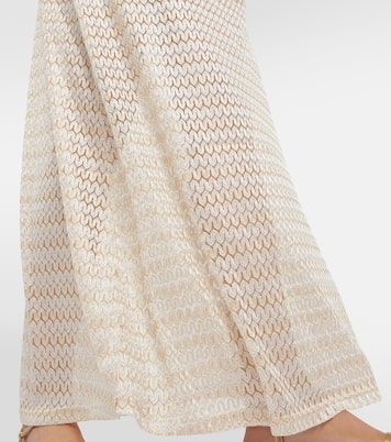 Vestido largo Maisie con cuello halter | Melissa Odabash