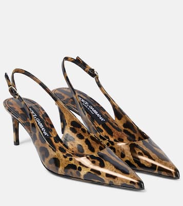 Escarpins Lollo imprimés en cuir verni | Dolce&Gabbana