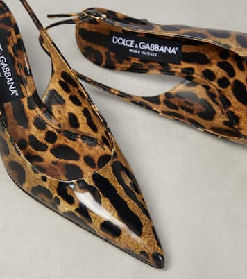Escarpins Lollo imprimés en cuir verni | Dolce&Gabbana