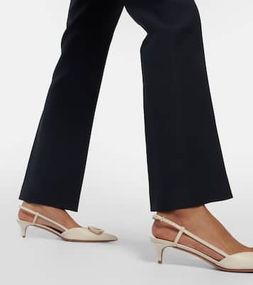 Pantaloni in seta a vita alta | Valentino