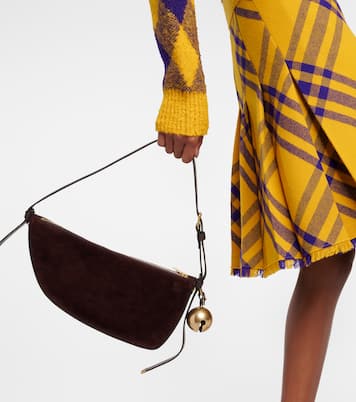 Sac Shield Small en daim | Burberry